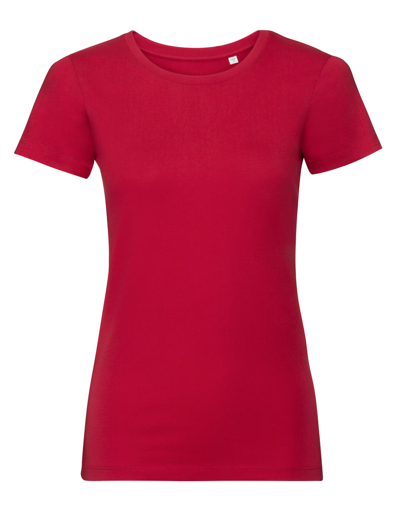 Russell Pure Organic Ladies' T - Classic Red