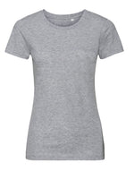 Russell Pure Organic Ladies' T - Light Oxford