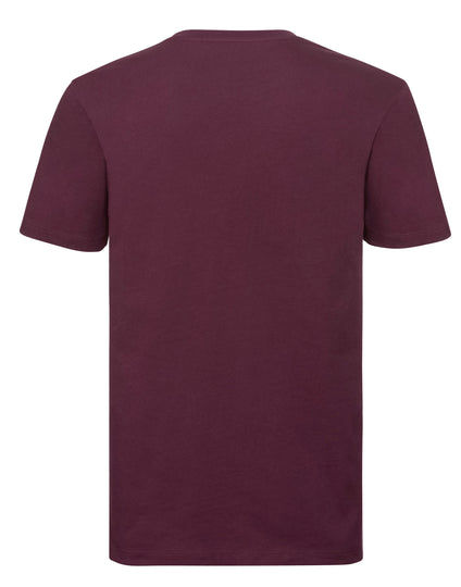 Russell Pure Organic Men'S T - Burgundy