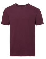 Russell Pure Organic Men'S T - Burgundy