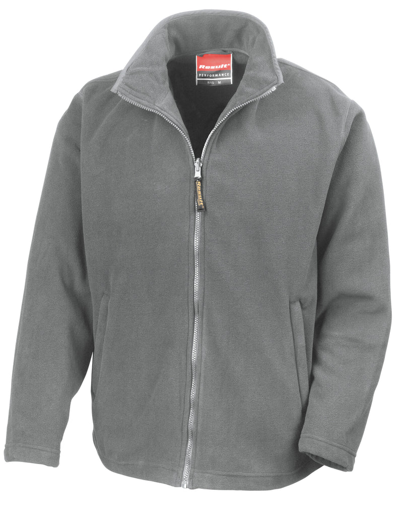 Result Men'S Horizon High Grade Microfleece Jacket - Light Grey
