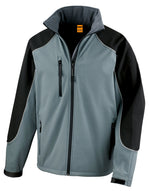 Result Hooded Softshell Jacket - Grey/Black