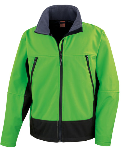 Result Activity Softshell Jacket - Vivid Green/Black
