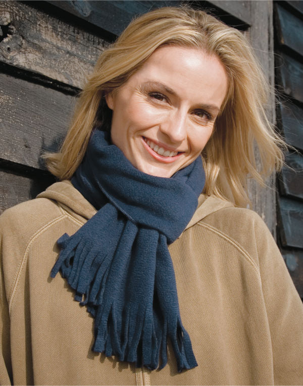 Result Winter Essentials Polartherm Tassel Scarf - Black