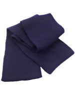 Result Winter Essentials Classic Heavy Knit Scarf - Navy Blue
