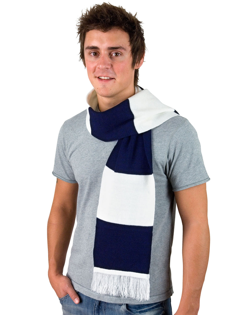 Result Winter Essentials Team Scarf - White/Navy