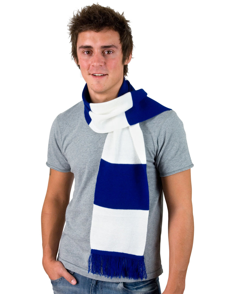 Result Winter Essentials Team Scarf - White/Royal