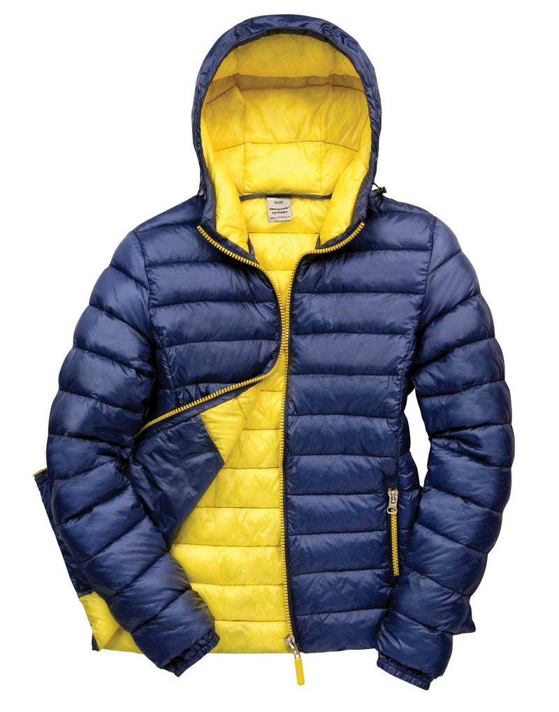 Result Urban Outdoor Wear Ladies' Snow Bird Padded Jacket - Navy/Yellow