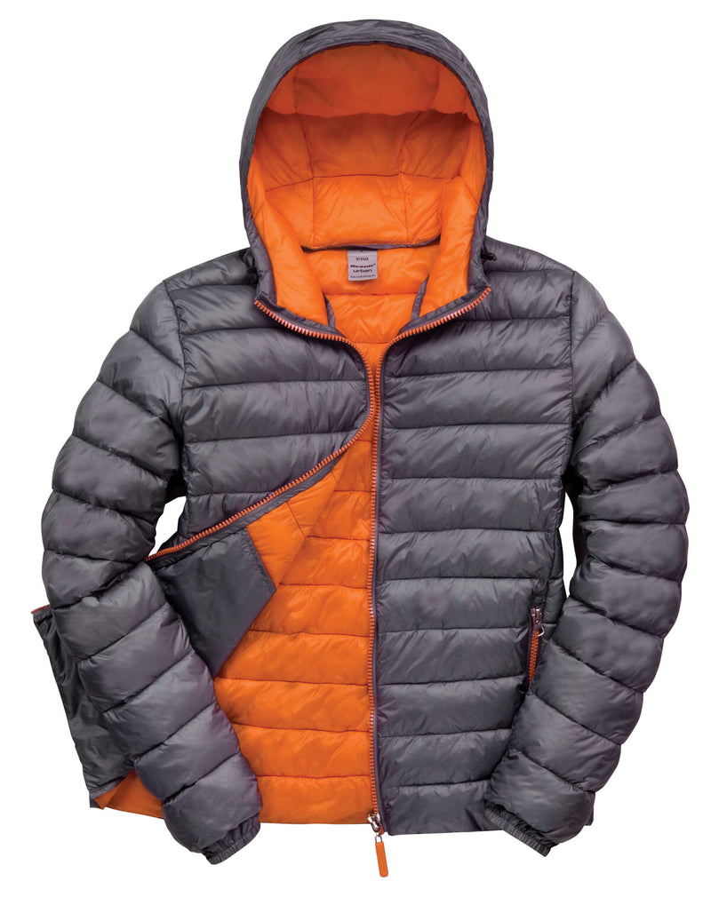 Result Urban Outdoor Wear Men'S Snow Bird Padded Jacket - Grey/Orange