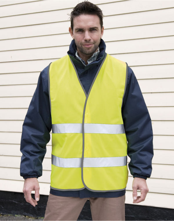 Result Safeguard Hi-Vis Motorist Safety Vest - Fluoresent Orange