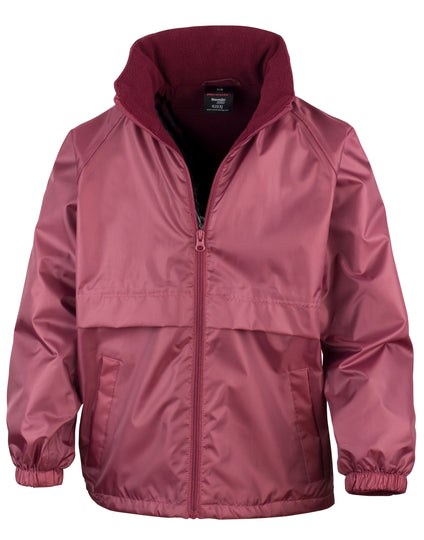 Result Core Junior & Youth Microfleece Lined Jacket - Burgundy