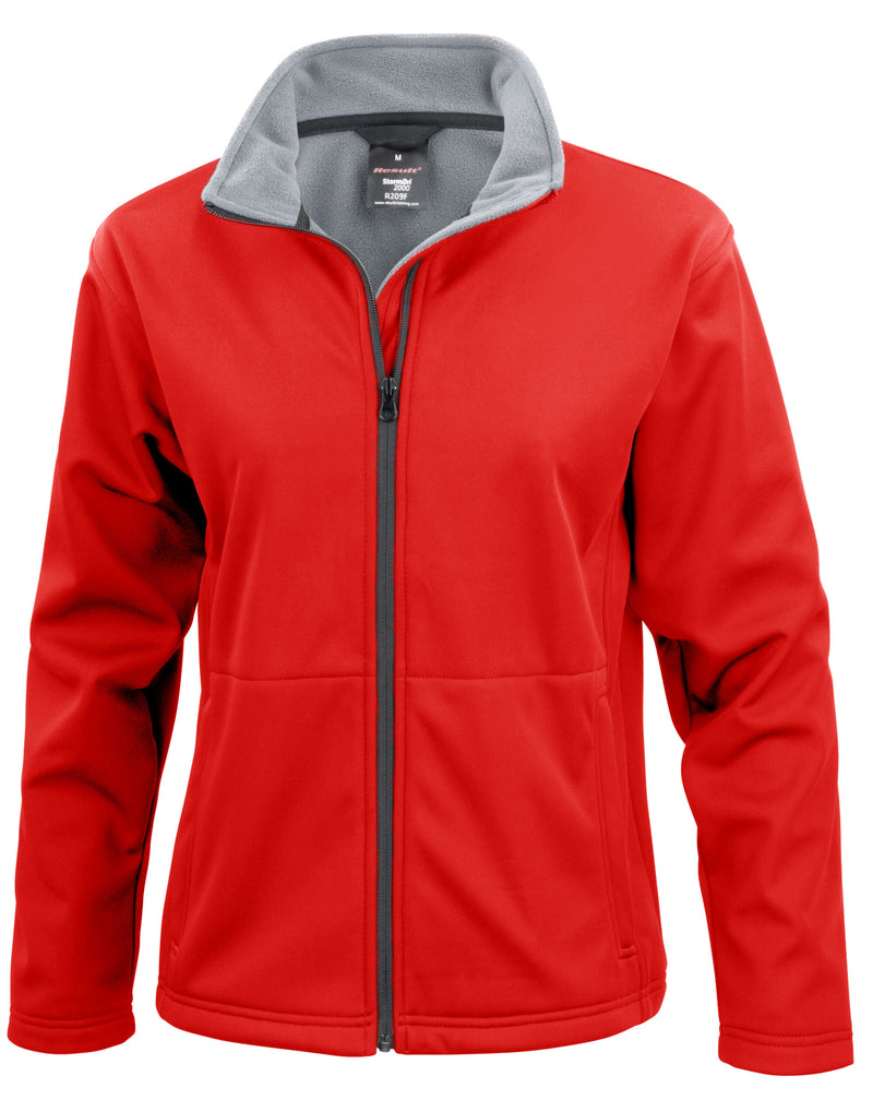 Result Core Women'S Softshell Jacket - Red