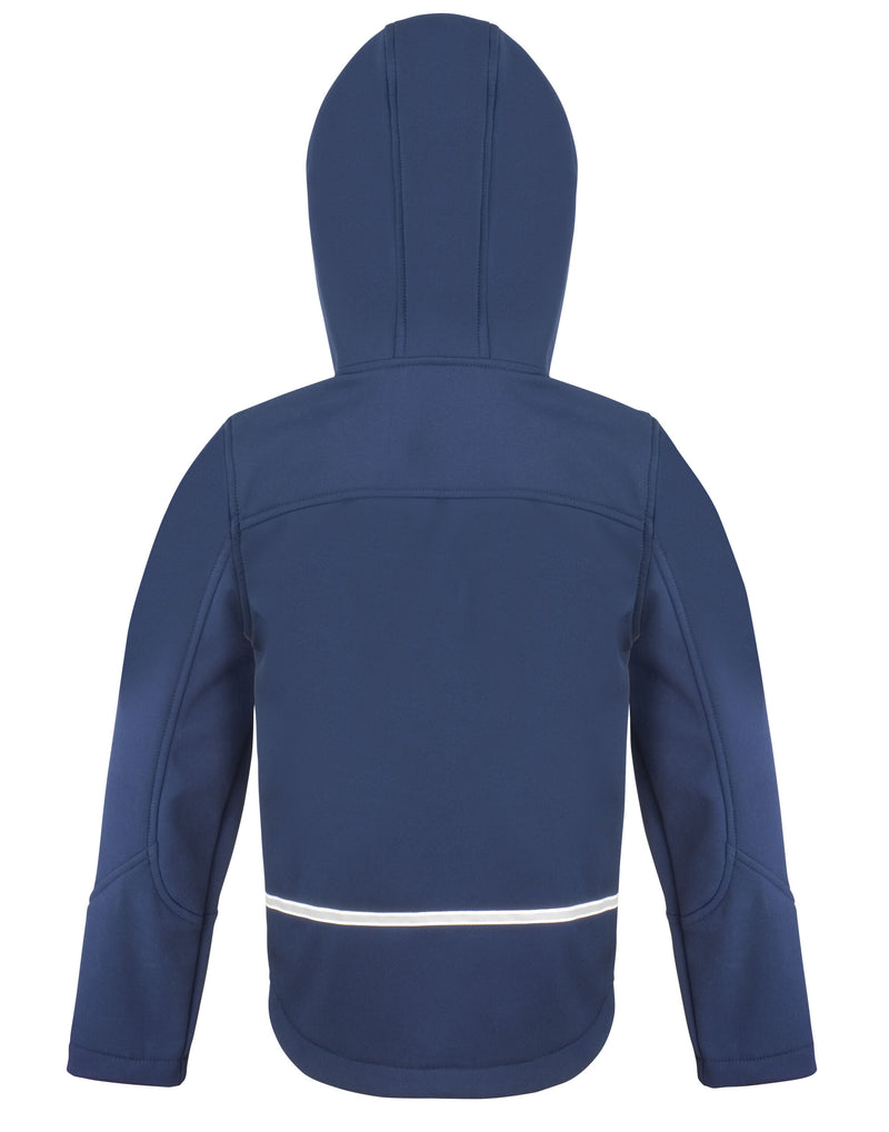 Result Core Junior Tx Performance Hooded Softshell - Navy/Royal