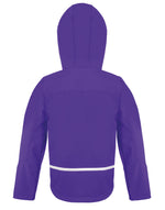 Result Core Junior Tx Performance Hooded Softshell - Purple/Grey