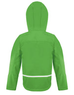 Result Core Junior Tx Performance Hooded Softshell - Vivid Green/Black