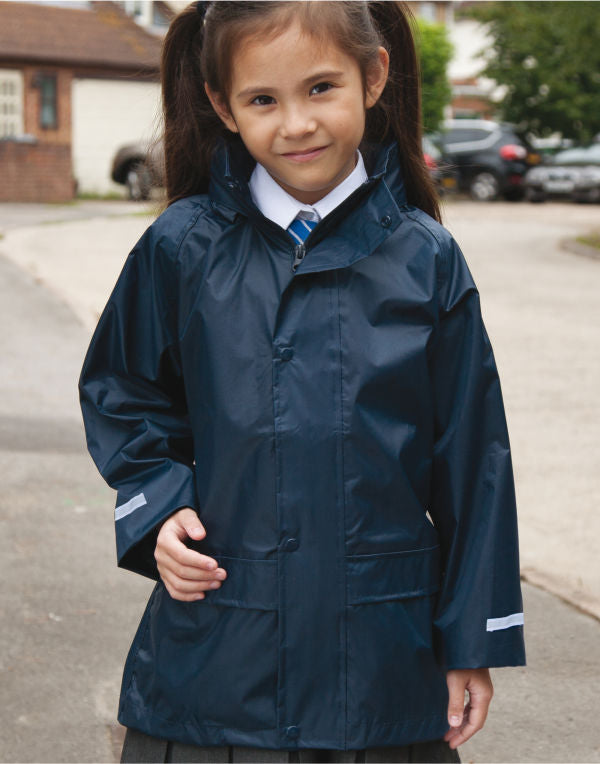 Result Core Junior Rain Jacket - Black