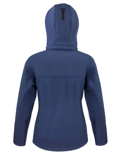 Result Core Women'S Tx Performance Hooded Softshell Jacket - Navy/Royal