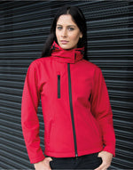 Result Core Women'S Tx Performance Hooded Softshell Jacket - thumbnail 1
