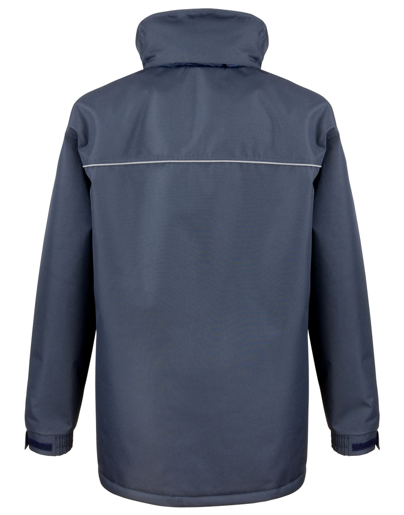 Work-Guard by Result Sabre Long Coat - Navy