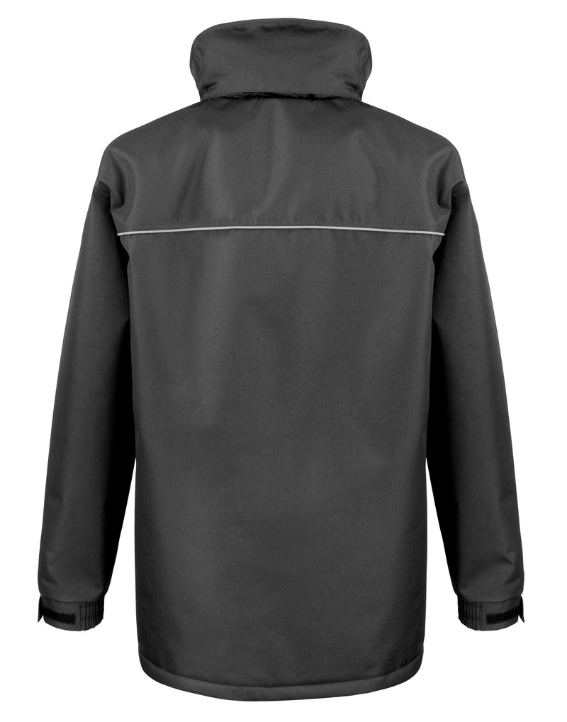 Work-Guard by Result Sabre Long Coat - Black