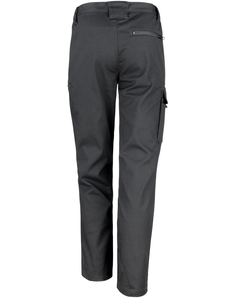 Work-Guard by Result Sabre Stretch Trousers (Reg) - Black