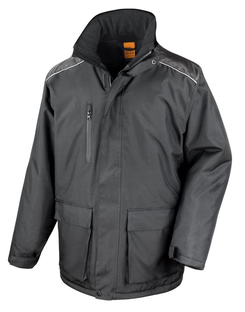 Work-Guard by Result Vostex Long Coat - Black
