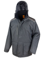 Work-Guard by Result Vostex Long Coat - Black
