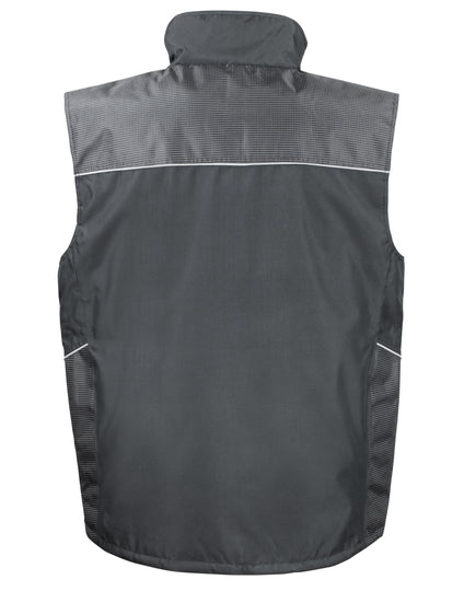 Work-Guard by Result Vostex Bodywarmer - Black