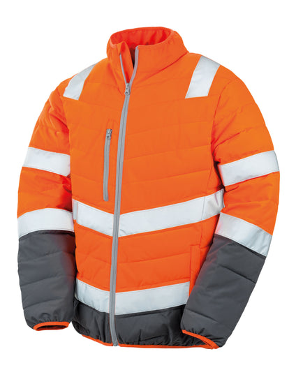 Result Safeguard Men'S Soft Padded Safety Jacket