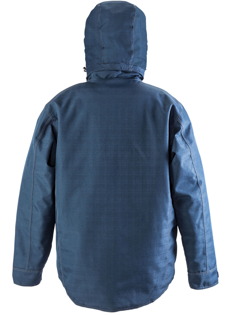 Work-Guard by Result Denim Texture Rugged Jacket - Navy