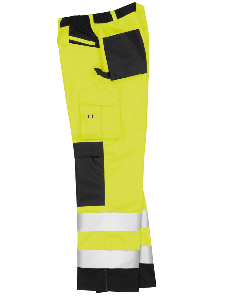 Result Safeguard Safety Cargo Trousers - Hi-Vis Yellow
