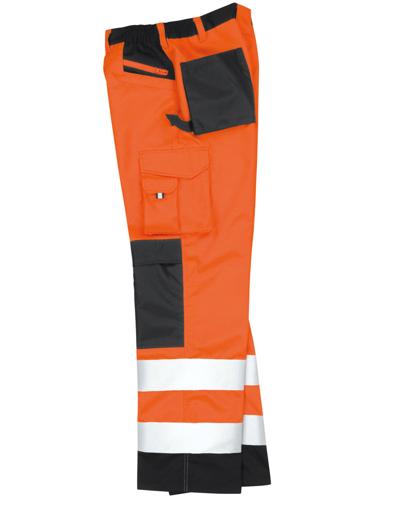 Result Safeguard Safety Cargo Trousers - Hi Vis Orange