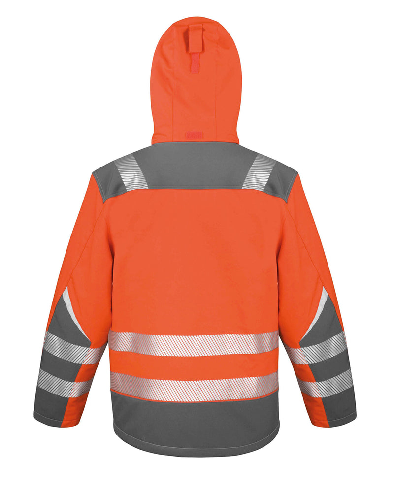 Result Safeguard Dynamic Softshell Coat - Fluorescent Orange