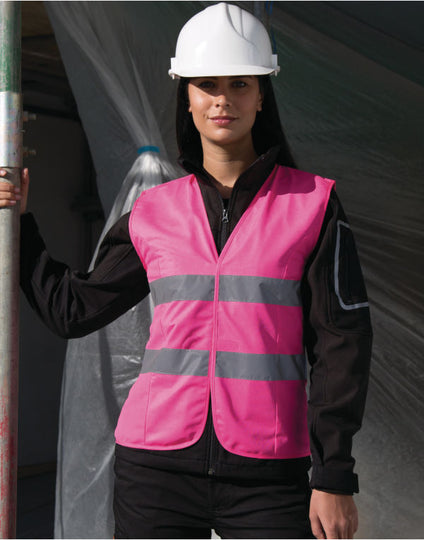 Result Safeguard Women'S Safety Vest - Floro Pink