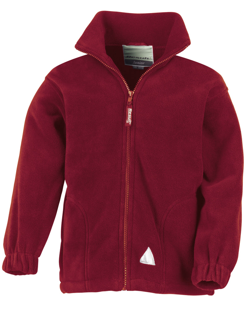 Result Children'S Polartherm Jacket - Burgundy