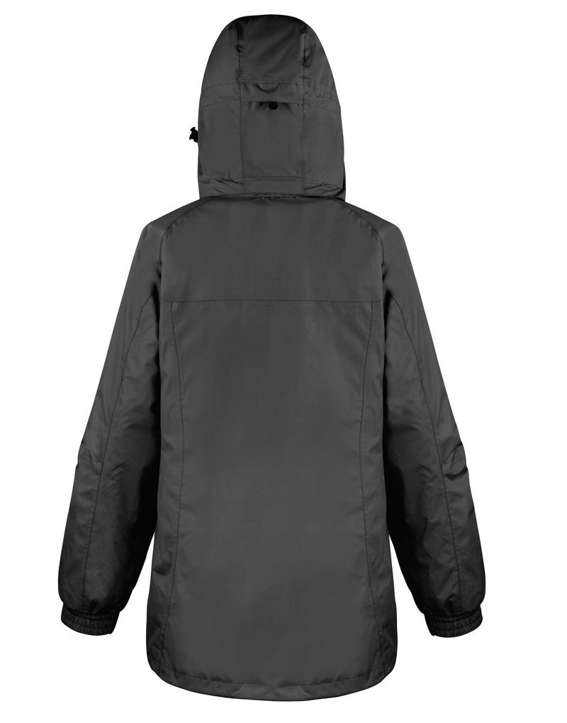 Result Women'S 3-In-1 Journey Jacket With Softshell Inner - Black/Black
