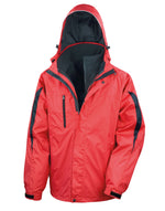 Result Men'S 3-In-1 Journey Jacket With Softshell Inner - Red/Black
