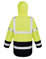 Result Safeguard Motorway 2-Tone Safety Coat - Fluorescent Yellow/Black