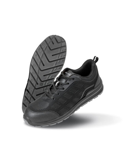 Work-Guard by Result Unisex All Black Safety Trainer