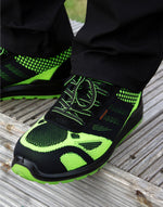 Work-Guard by Result Hicks Safety Trainer - Neon Green/ Black