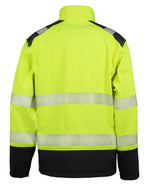 Result Safeguard Printable Ripstop Safety Softshell - Fluorescent Yellow/Black