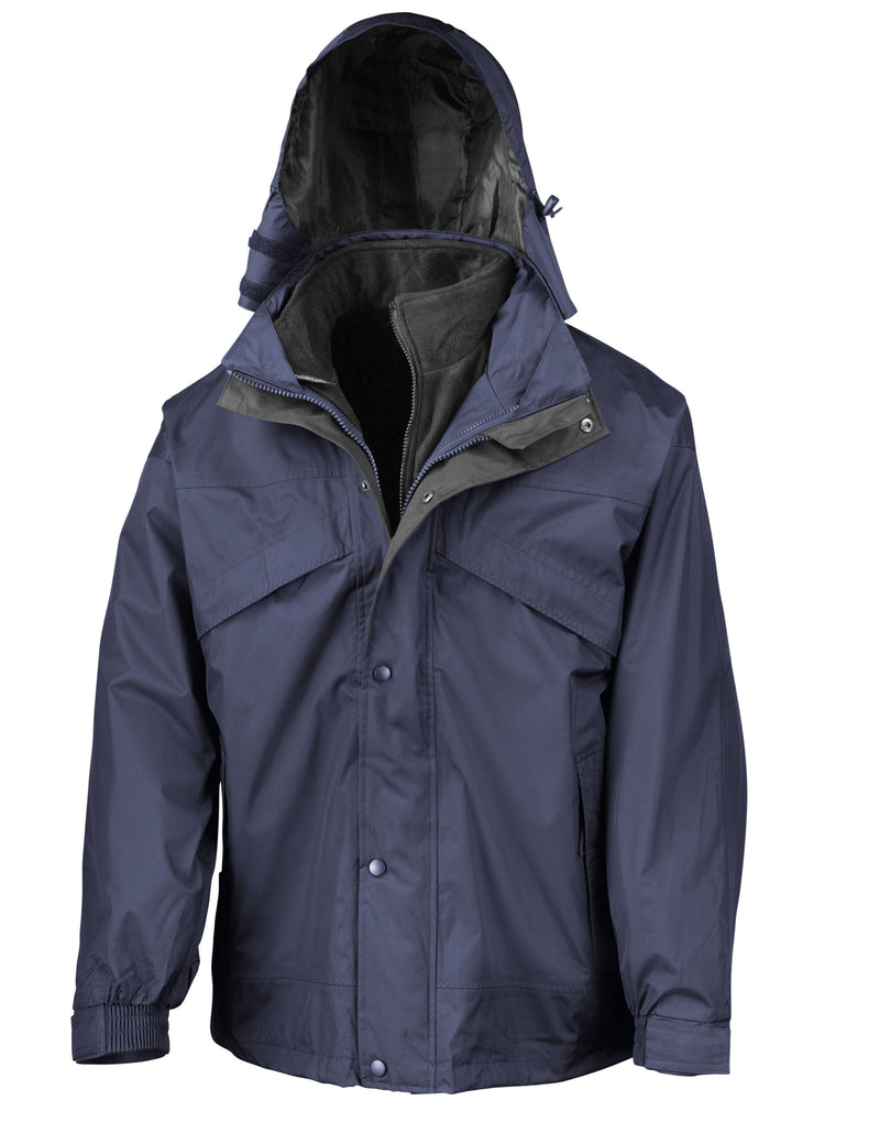 Result 3-In-1 Zip And Clip Jacket - Navy
