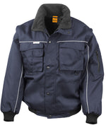 Work-Guard by Result Zip Sleeve Heavy Duty Jacket