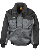 Work-Guard by Result Zip Sleeve Heavy Duty Jacket