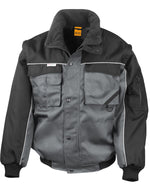 Work-Guard by Result Zip Sleeve Heavy Duty Jacket