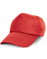 Result Headwear Cotton Cap - Red