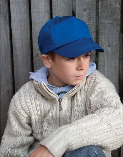 Result Headwear Children'S Cotton Cap - Black