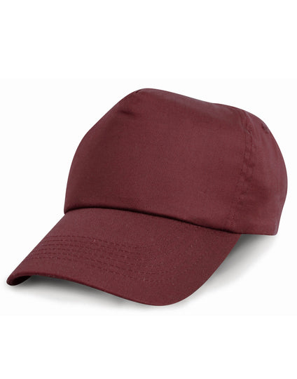 Result Headwear Children'S Cotton Cap - Burgundy