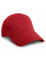 Result Headwear Cotton Drill Pro-Style Cap - Red