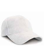 Result Headwear Pro-Style Brushed Cotton Cap - White